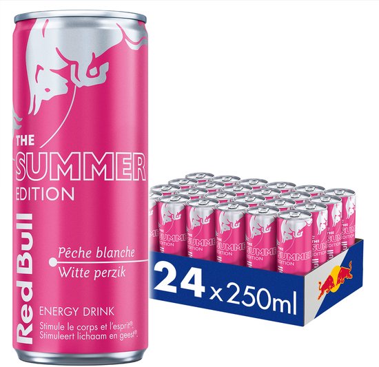 Pack Red Bull Energy Drink The Summer Edition White Peach (24 unités)