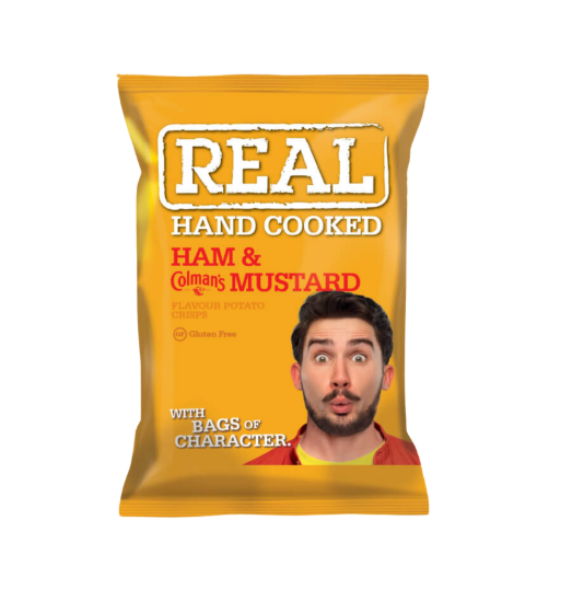 Real Crisp Ham and English Mustard Small - My American Shop