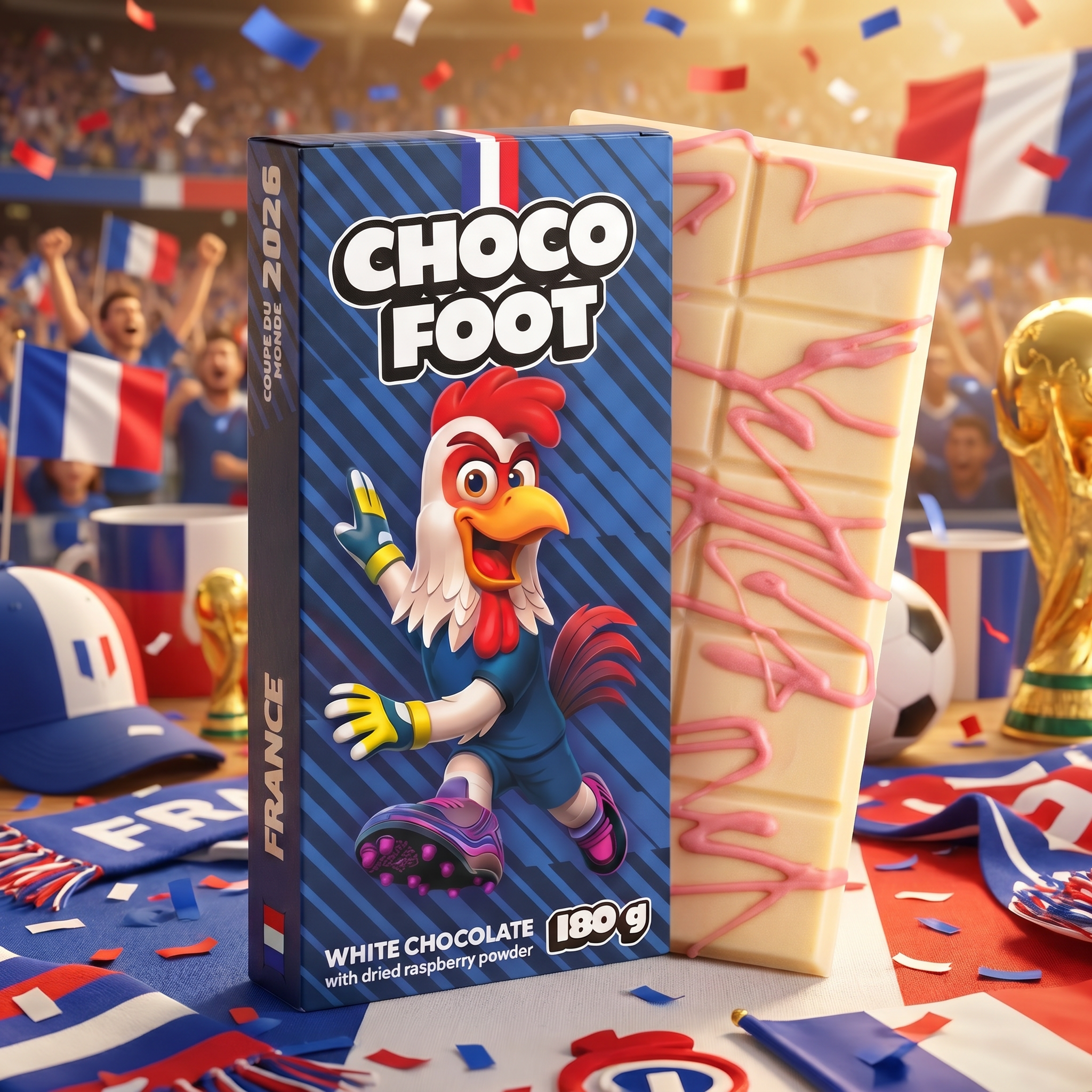 Choco Foot France Raspberry Chocolate