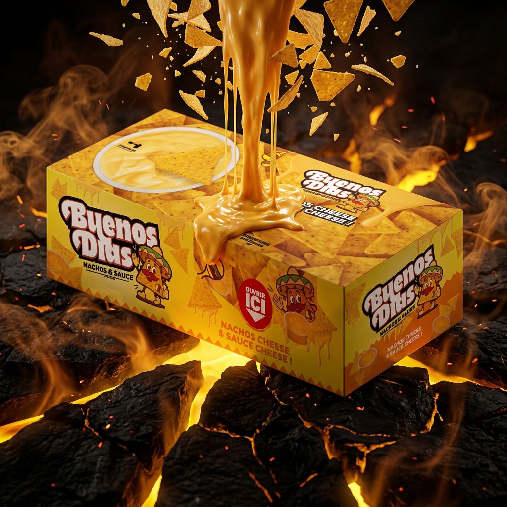 Buenos Dias Nachos Cheese & Sauce Cheese, pack snacking américain nachos fromage, disponible sur My American Shop