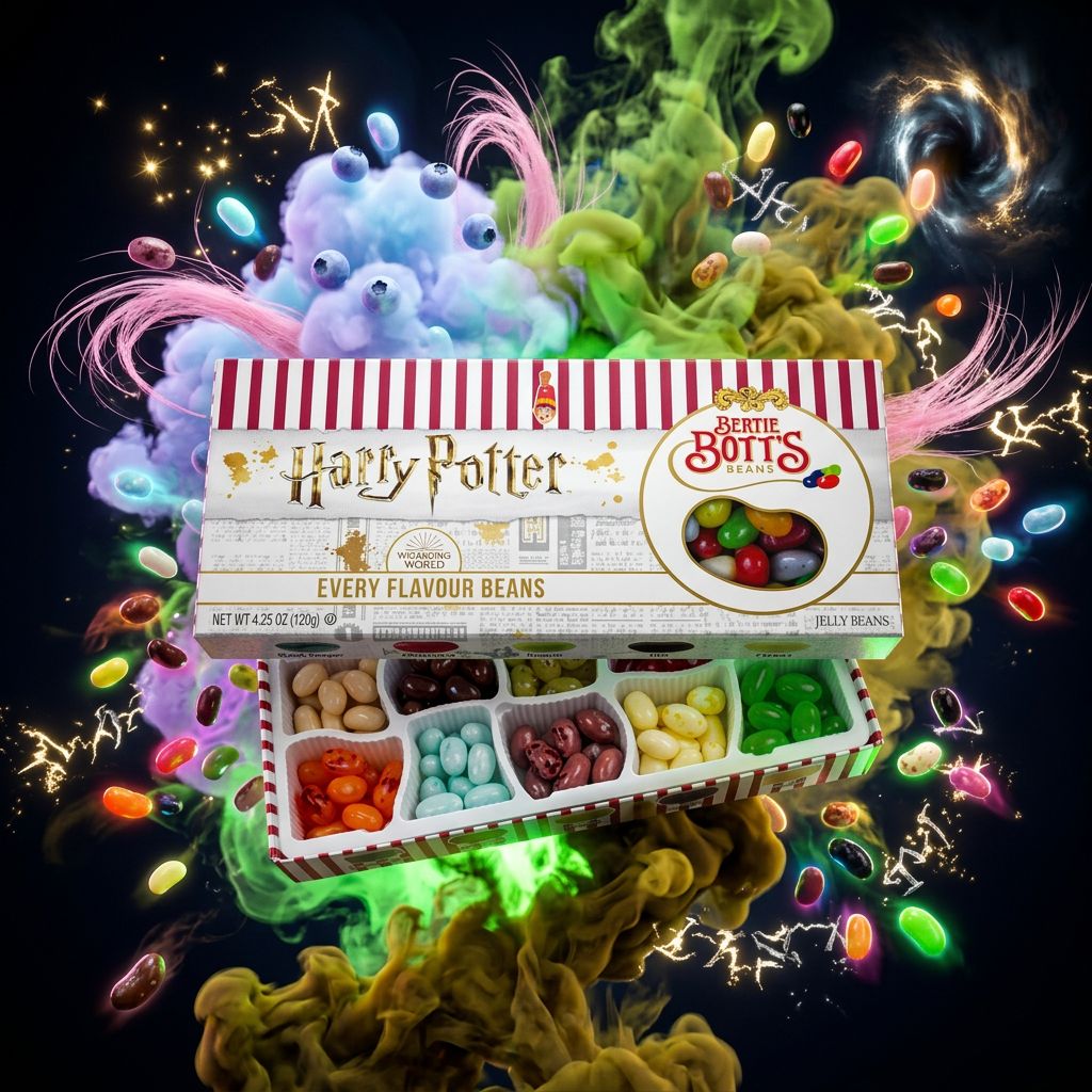 Jelly Belly Bertie Bott's Harry Potter Gift Box, dragées toutes saveurs importées des USA, disponible sur My American Shop
