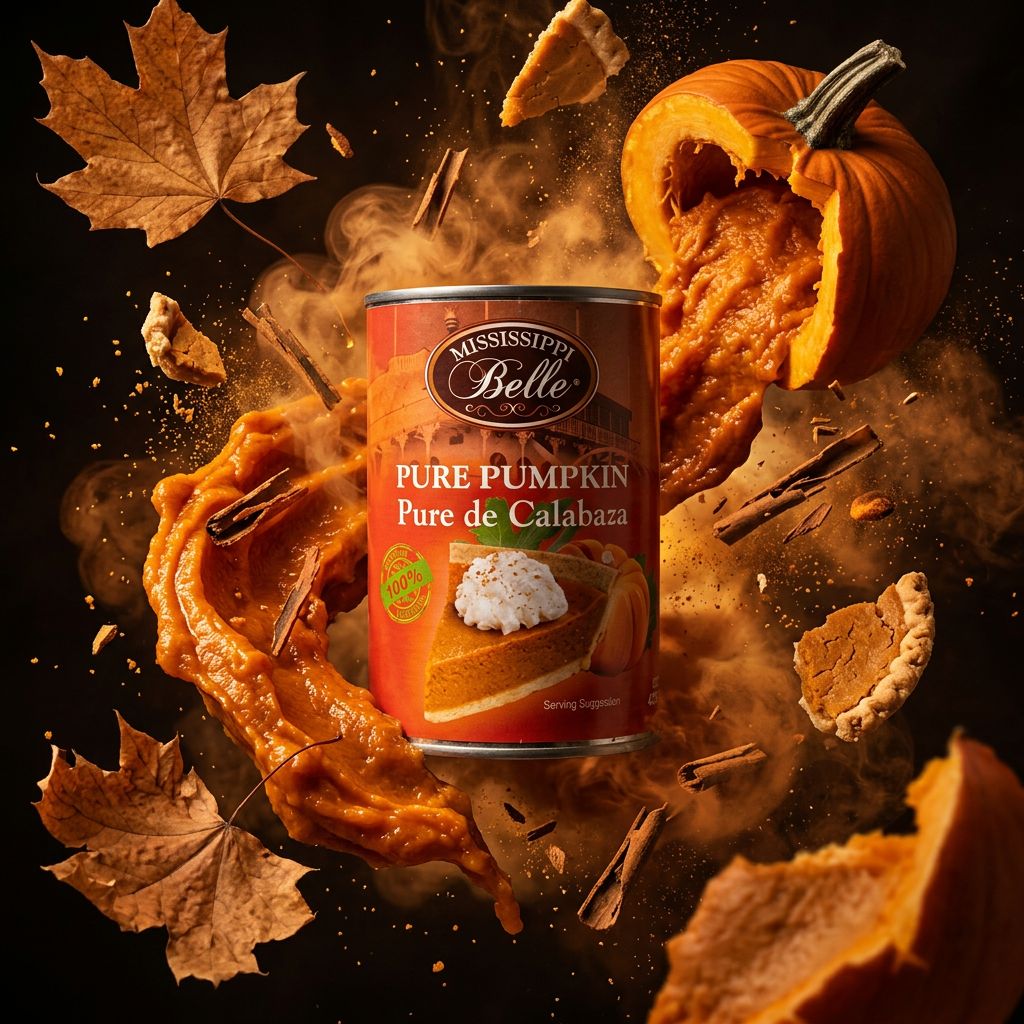 Mississippi Belle Morton Pure Pumpkin, purée de citrouille 100% américaine en boîte, importée des USA, disponible sur My American Shop
