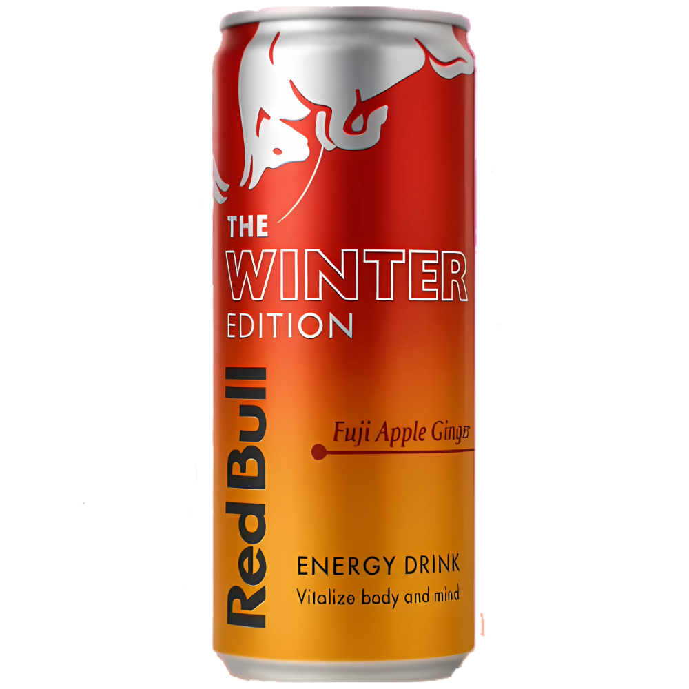 Red Bull Energy Drink Winter Edition Fuji Apple Ginger - My American Shop
