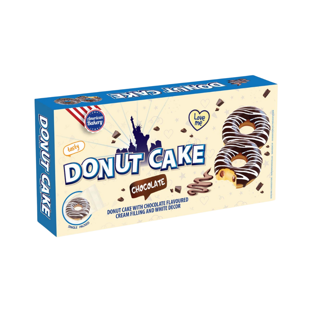 American Bakery Donut Cake Chocolate - My American Shop
