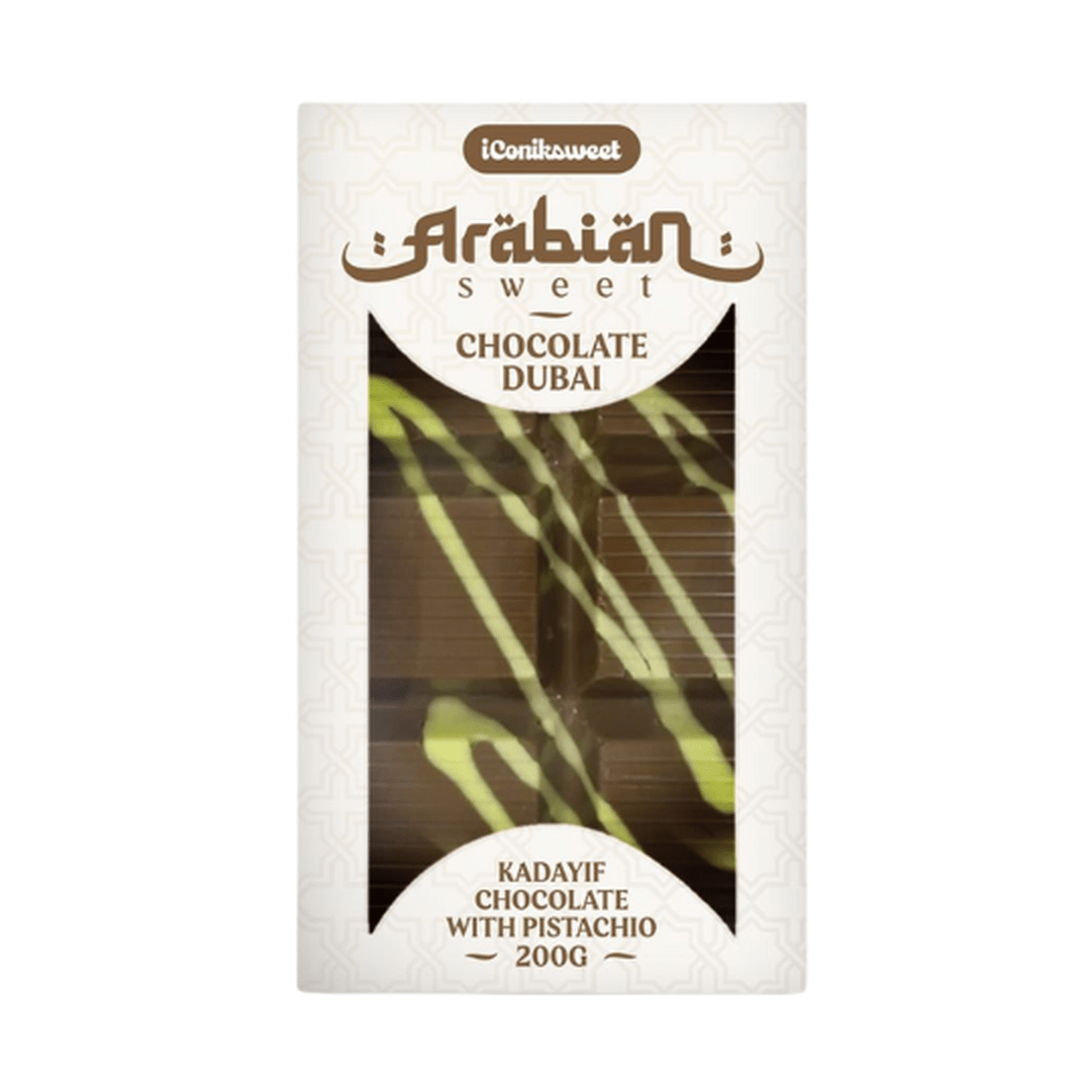 Arabian Sweet Dubai Rayadif Chocolate & Pistachio - My American Shop