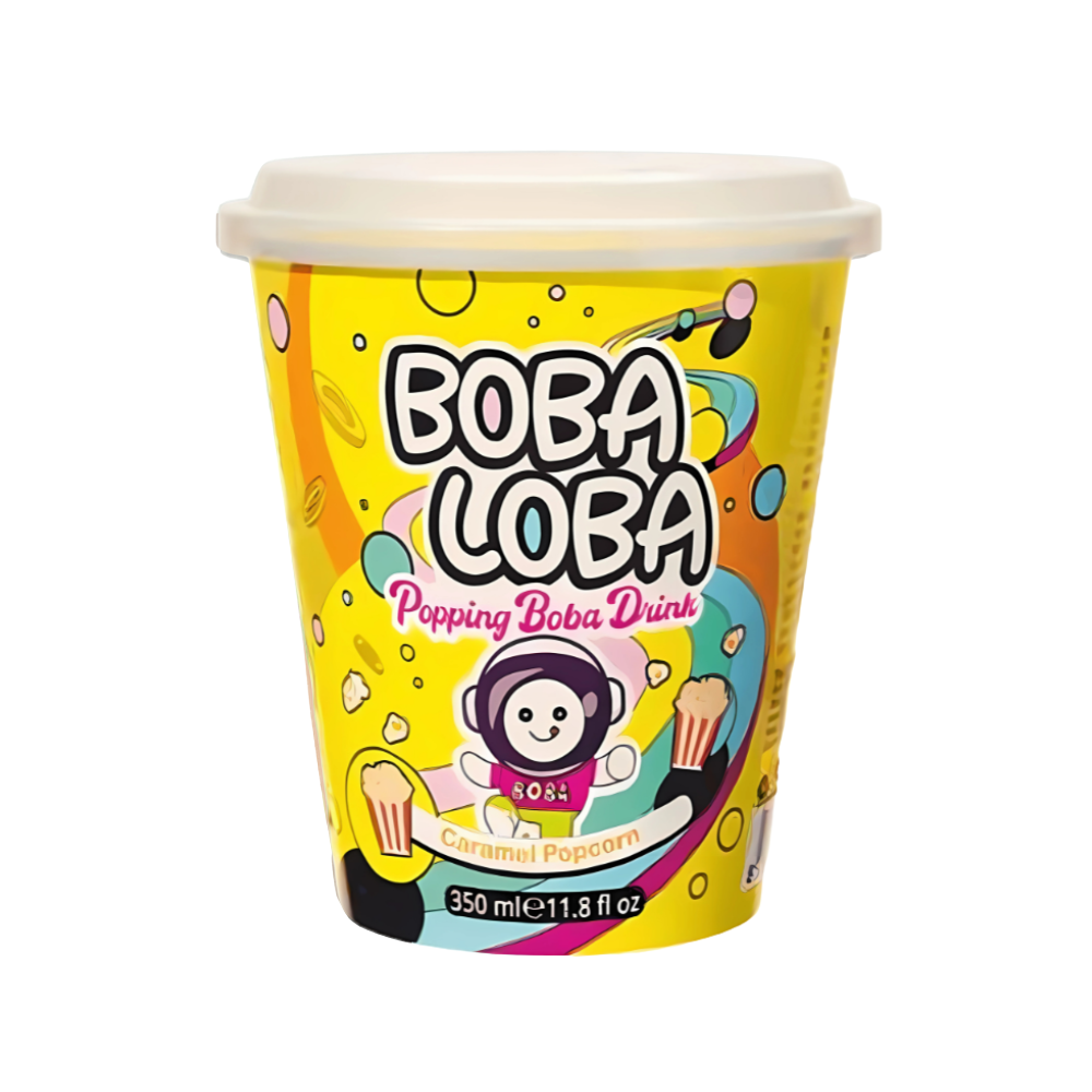Boba Loba Caramel & Popcorn - My American Shop