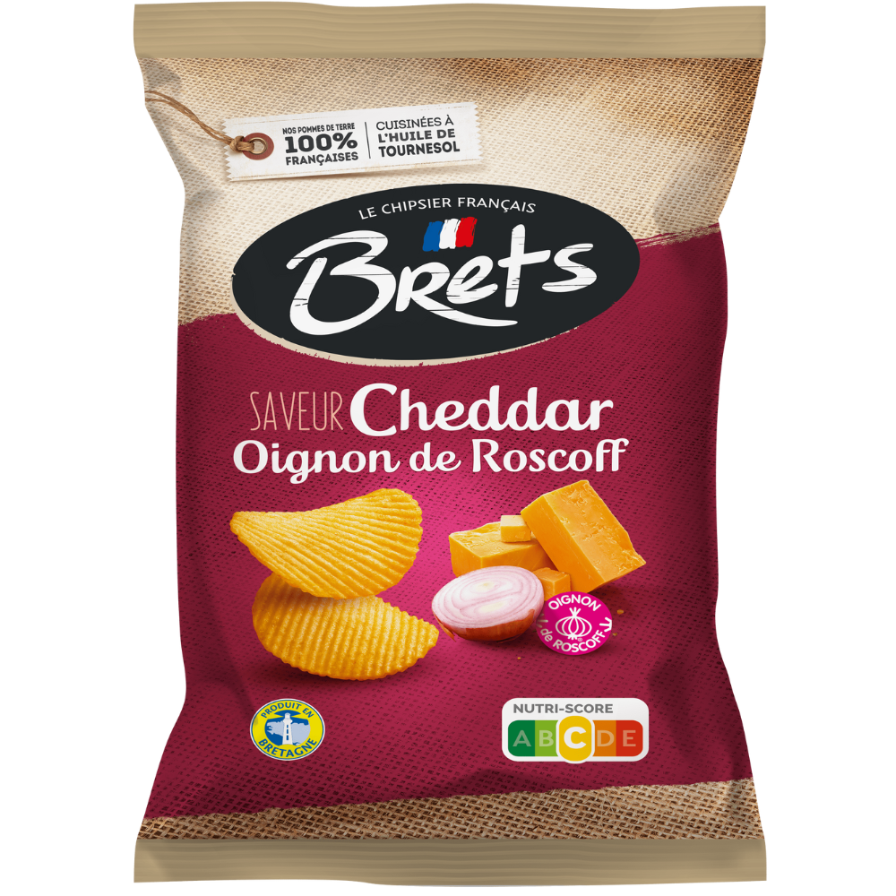 Brets Flavour Cheddar Roscoff onions