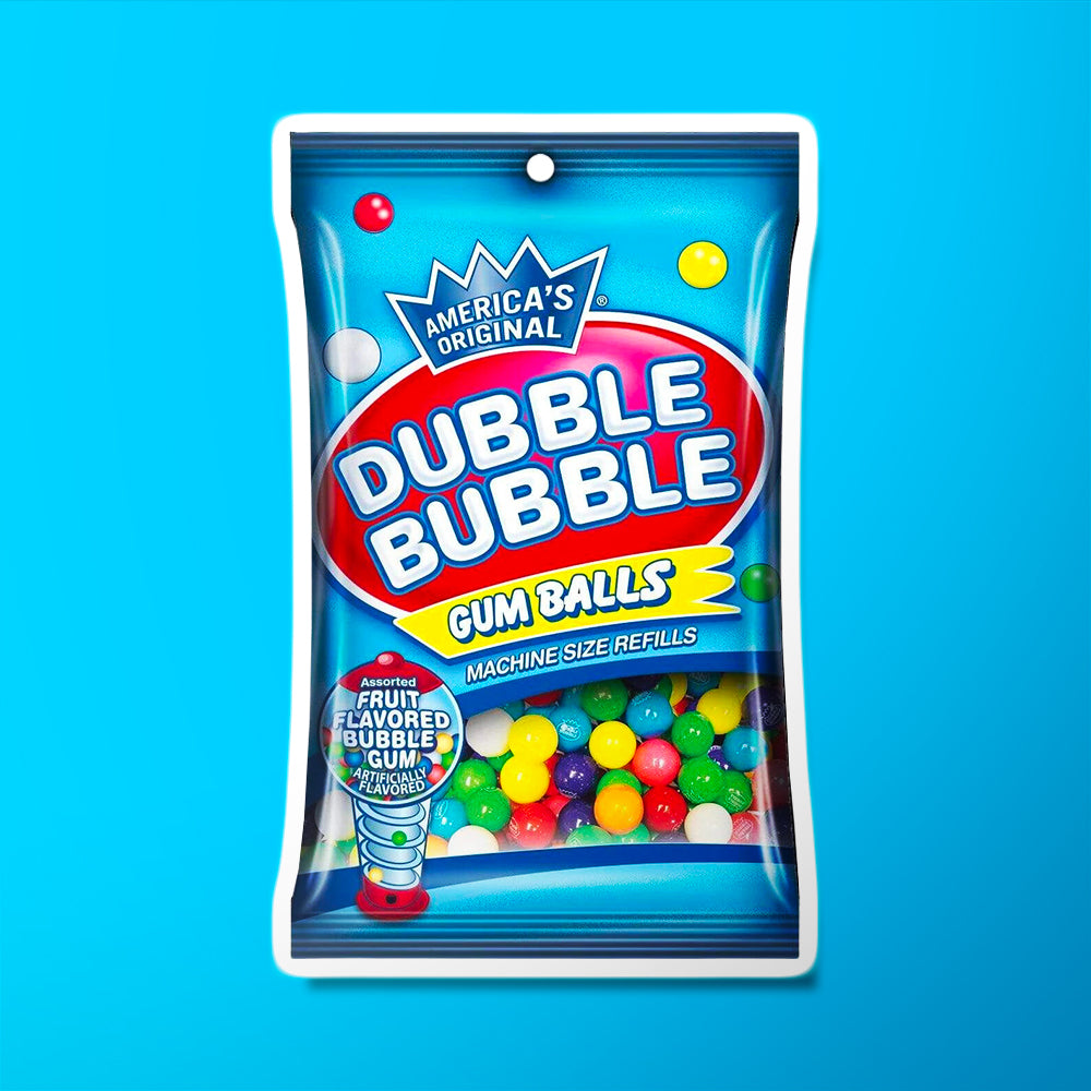 Dubble Bubble Gum Balls Fruits - My American Shop France
