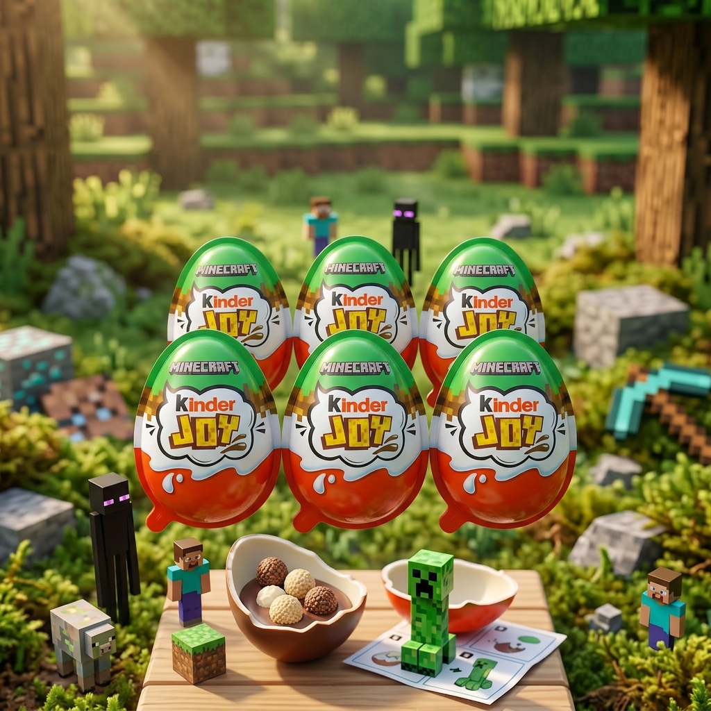Kinder Joy Minecraft-verpakking