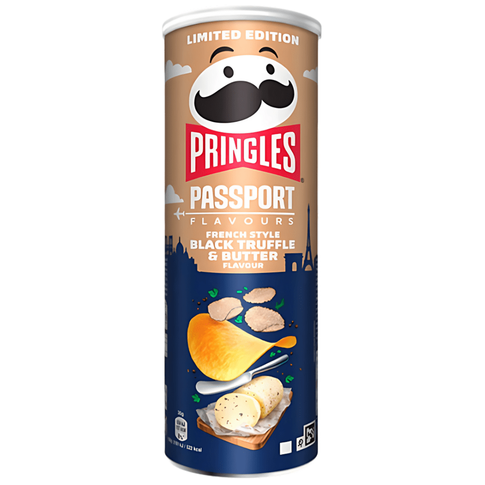 Pringles Chips Passport Black Truffle & Butter - My American Shop