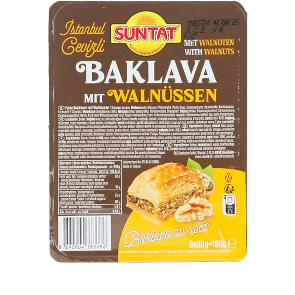 Suntat Baklava With Walnuts - My American Shop