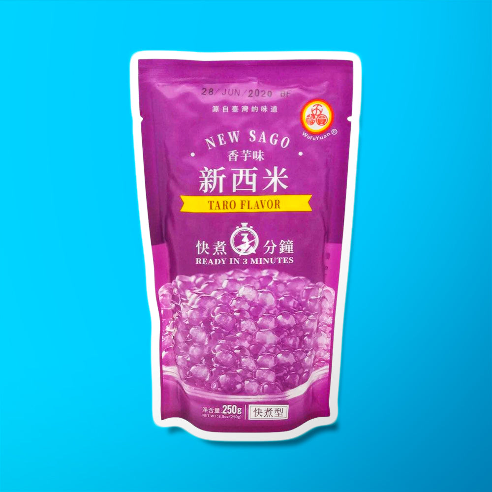 Tapioca Pearl Bubble Tea Taro - My American Shop France