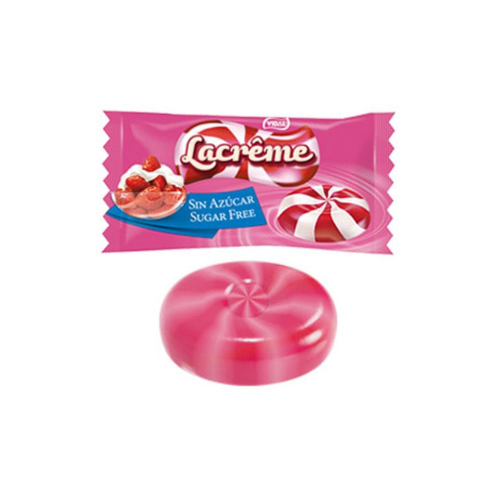 Vidal Lacrême Sugar Free Strawberry & Cream Small - My American Shop