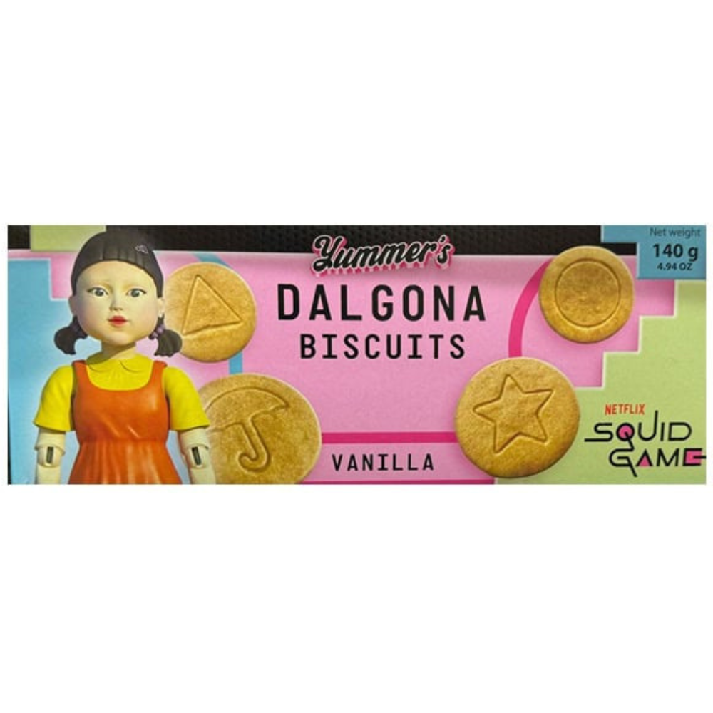 Yummer's Squid Game Dalgona Biscuits Vanilla & Butter - My American Shop
