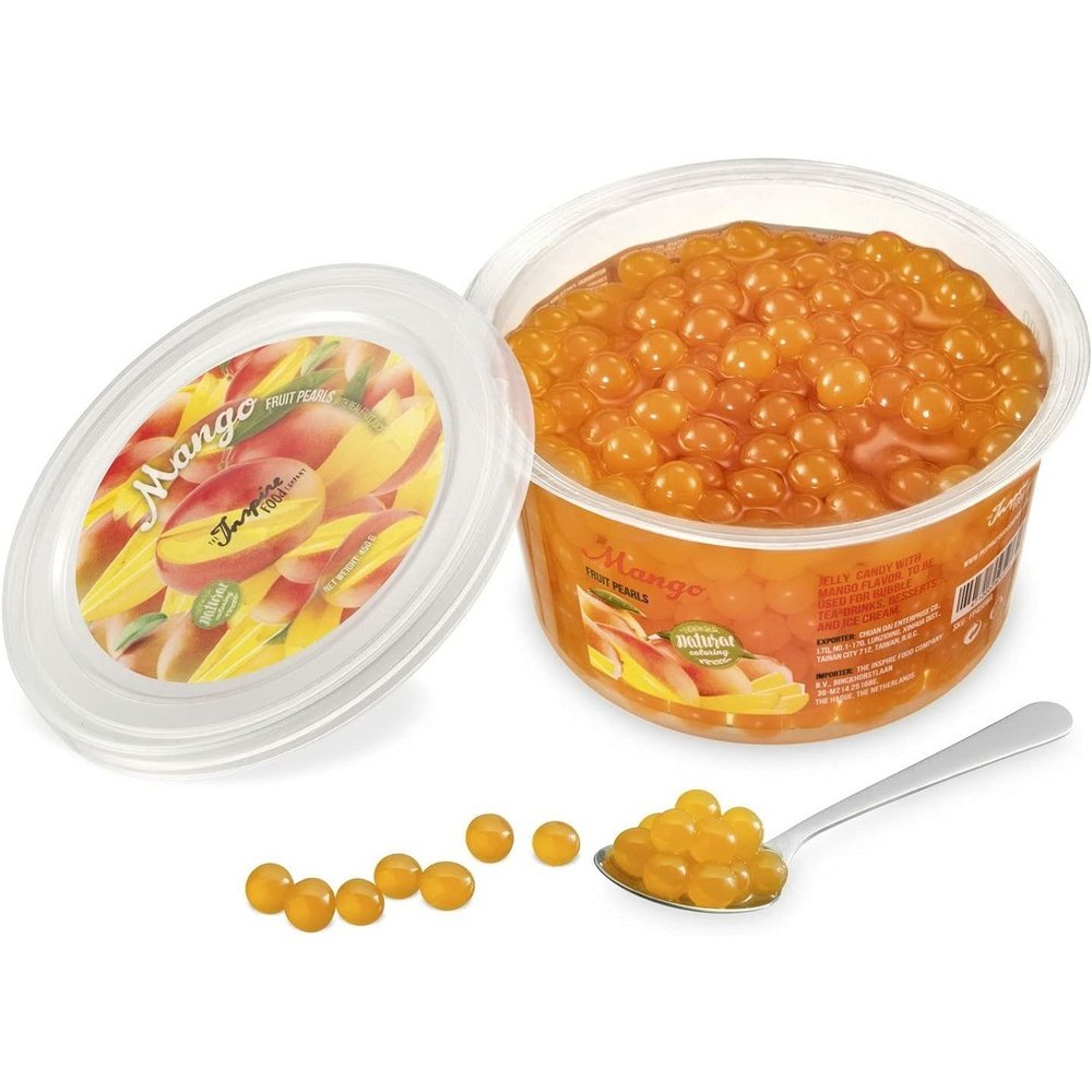 Bubble Tea Popping Fruit Pearls Mango - My American Shop