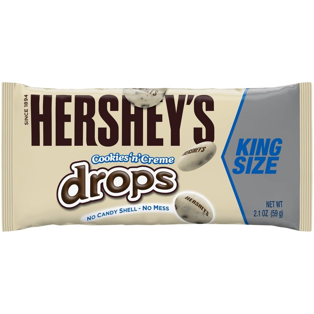 HERSHEY'S COOKIES 'N' CREME DROPS KING SIZE - My American Shop