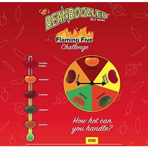 JELLY BELLY FLAMING FIVE BEANBOOZLED SACHET - My American Shop