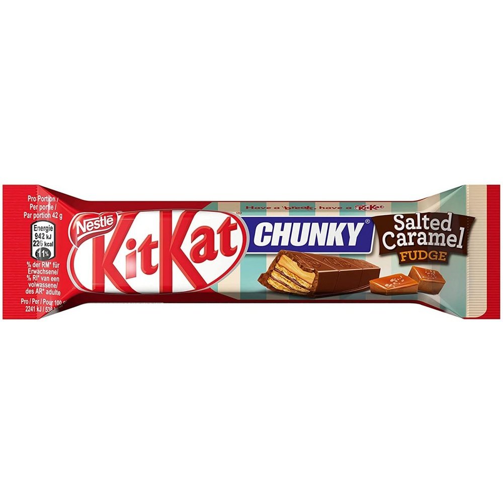 KITKAT CHUNKY CARAMEL BEURRE SALÉ - My American Shop