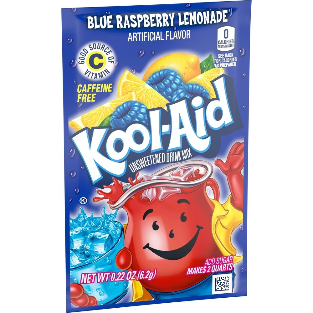 Kool Aid Blue Raspberry Lemonade (6 Sachets) - My American Shop