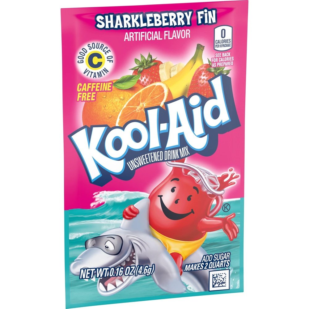 Kool Aid Sharkleberry Fin (6 Sachets) - My American Shop