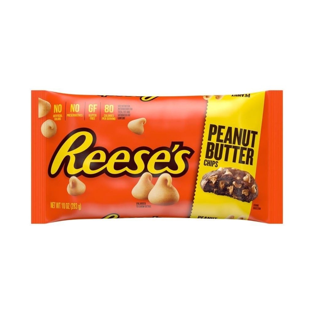HERSHEY REESE'S PEANUT BUTTER FALVORED CHIPS