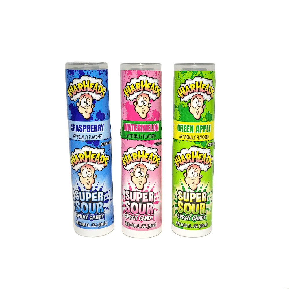 3 tubes sur fond blanc avec sur chacun un visage qui a la tête qui explose, celui de gauche est bleu. Au milieu, il est rose et à droite il est vert