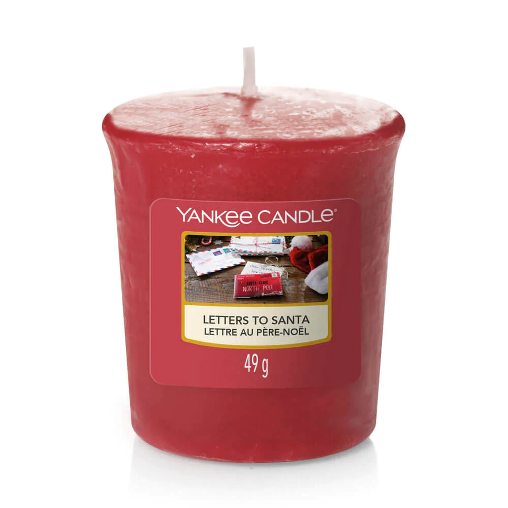 Yankee Candle Letters To Santa Votive chez My American Shop