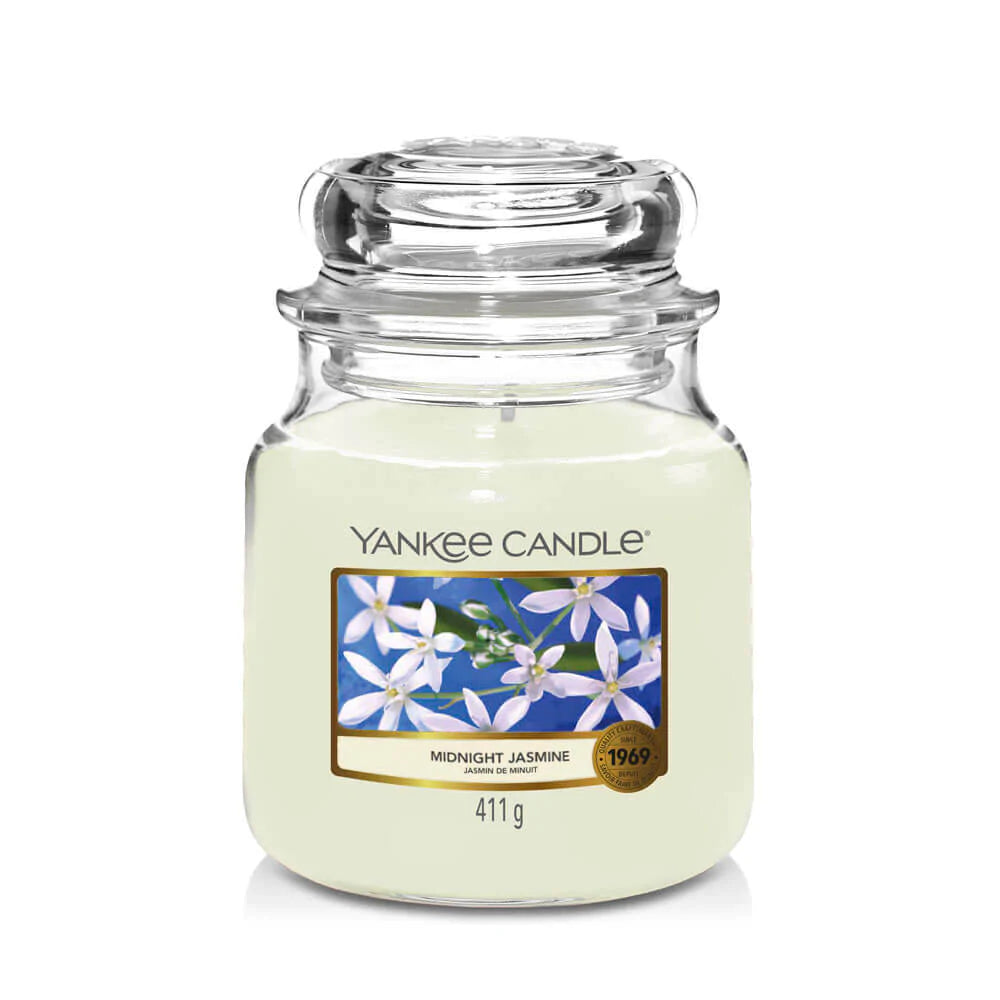Yankee Candle Midnight Jasmine Moyenne Jarre - My American Shop