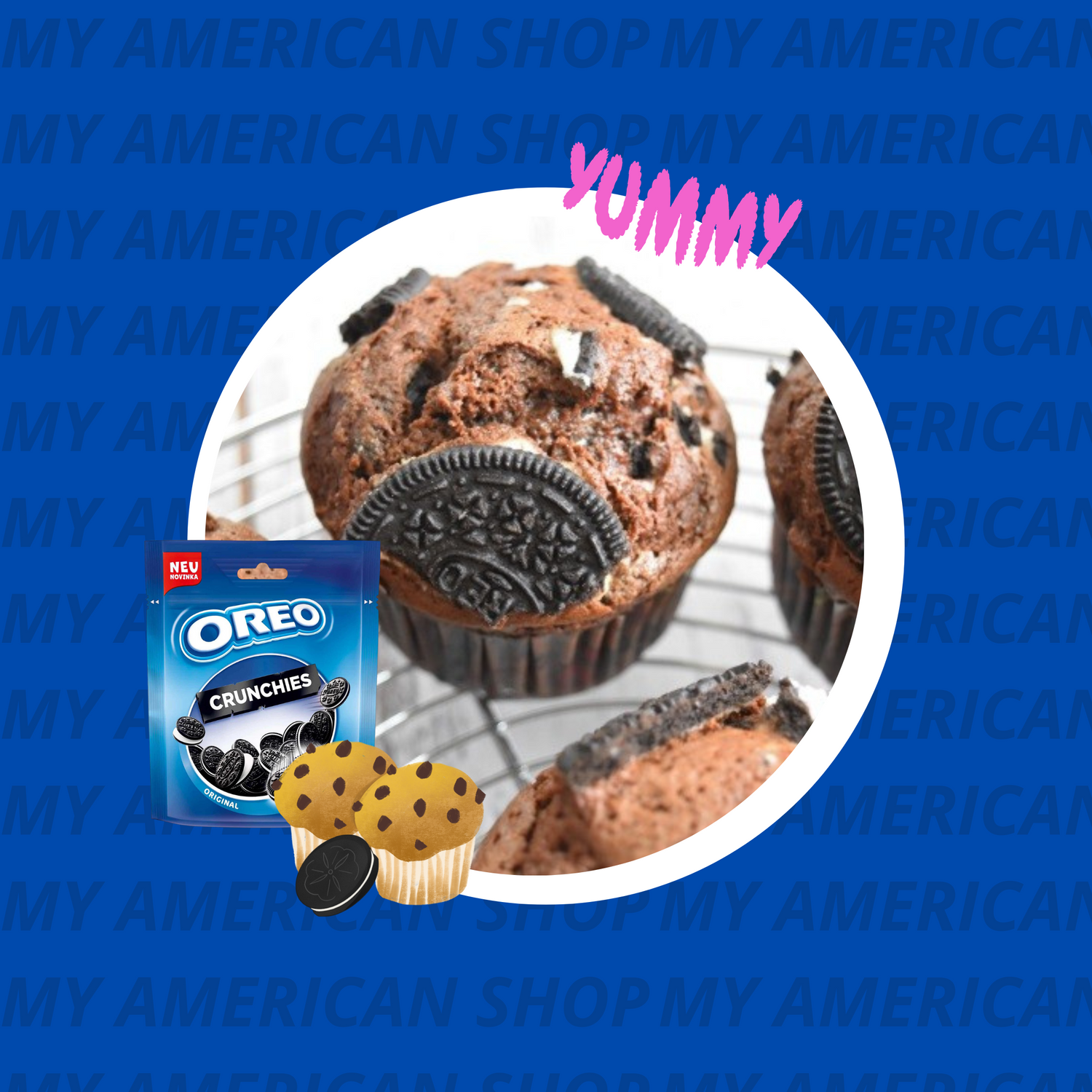 Muffin Oreo - My American Shop