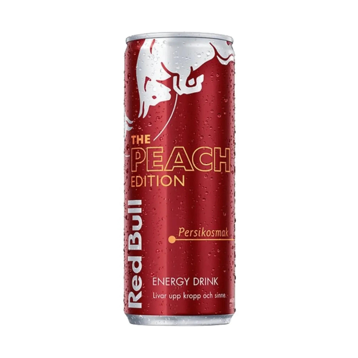 Red Bull Energy Drink Peach 250ml : boisson énergisante saveur pêche