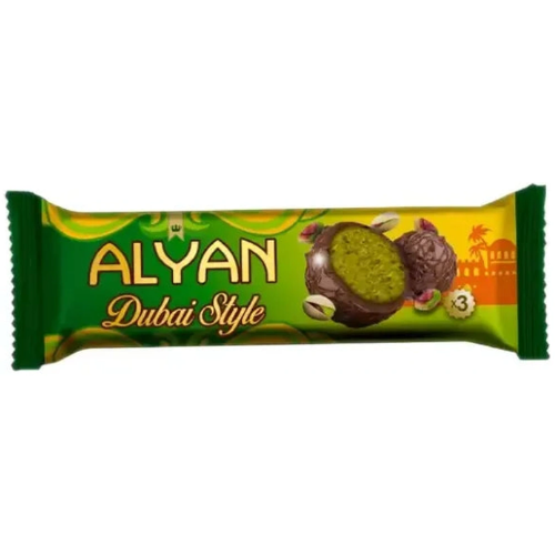 Alyan Dubai Milk Chocolate Truffles with Pistachio & Knafeh