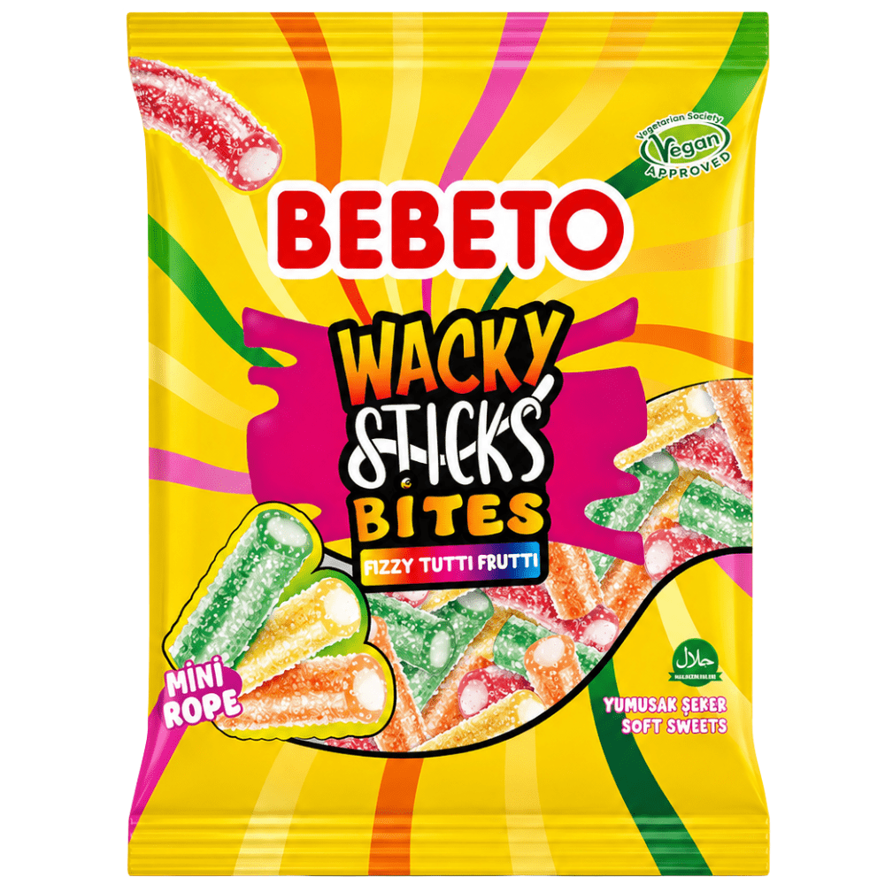 Bebeto Wacky Sticks Bites Bruisende Tutti Frutti