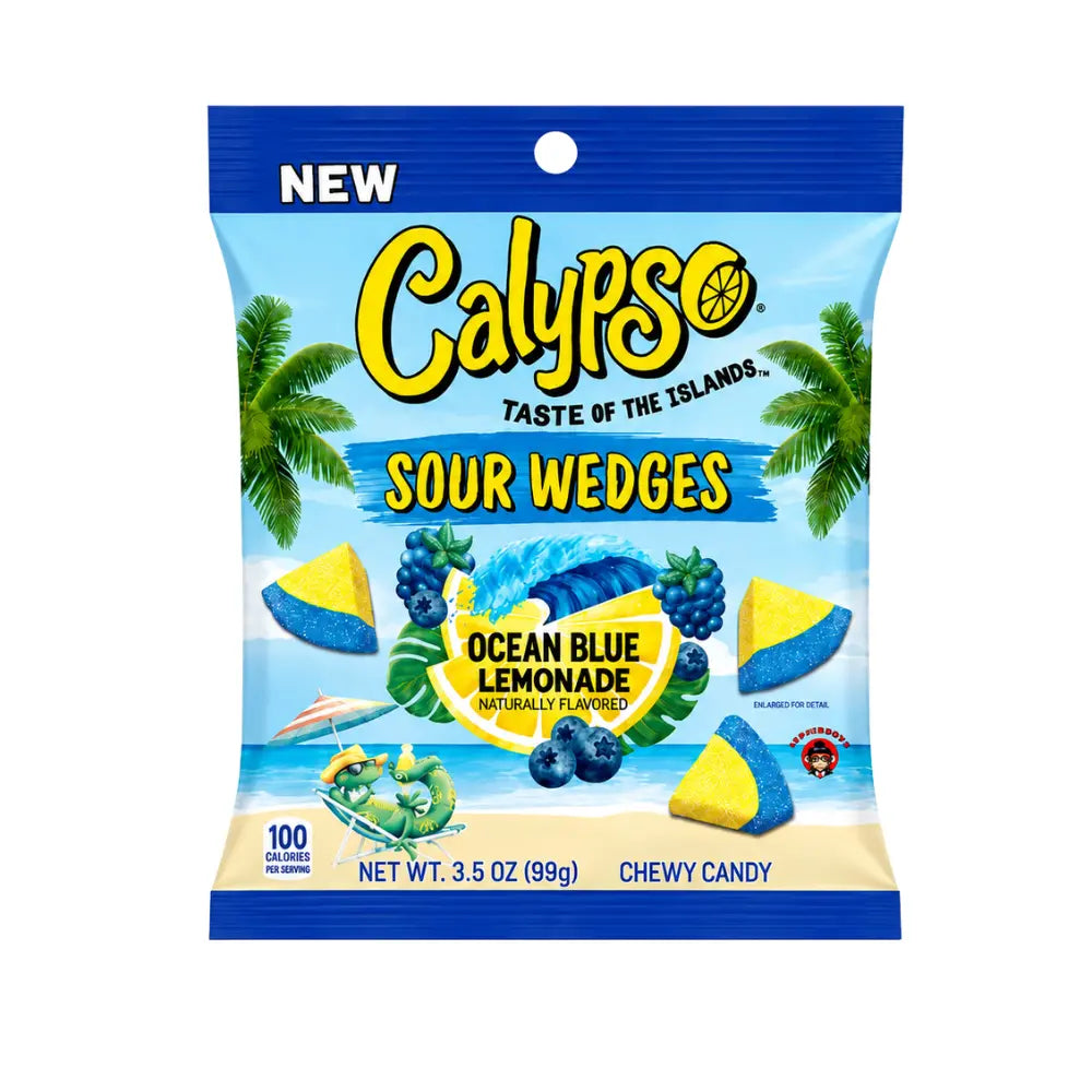Calypso Sour Wedges Ocean Blue Lemonade