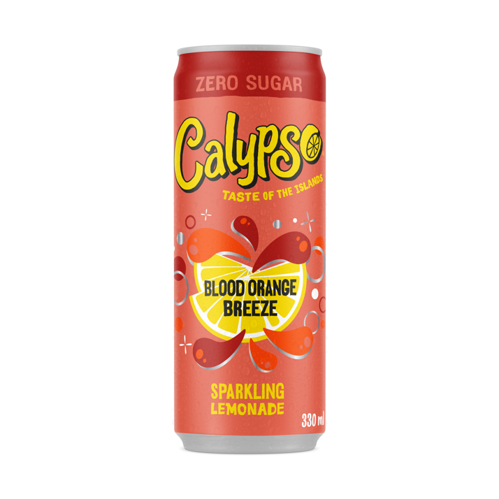 Calypso sprankelende limonade bloedsinaasappelbries nul suiker