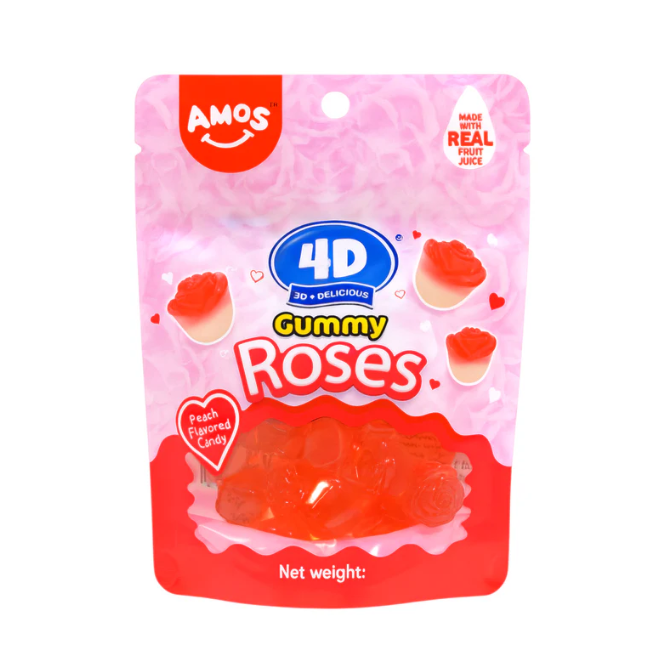 Amos 4D Gummy Roses - My American Shop