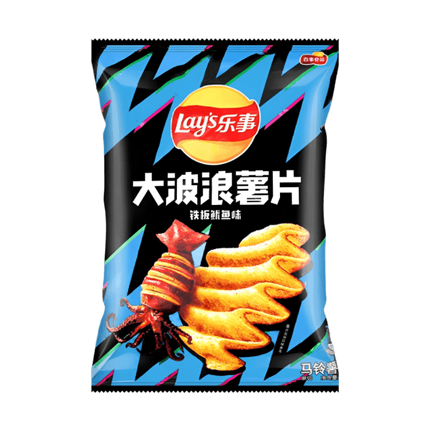 Lay's Deep Ridged Squid - My American Shop