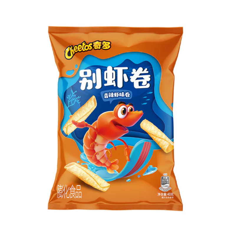 Cheetos Spicy Shrimp Flavored Rolls - My American Shop