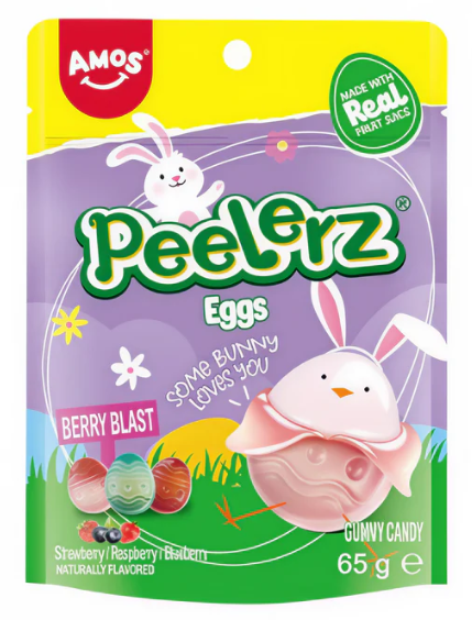 Candy Amos Peelerz Gummy Eggs Easter - My American Shop