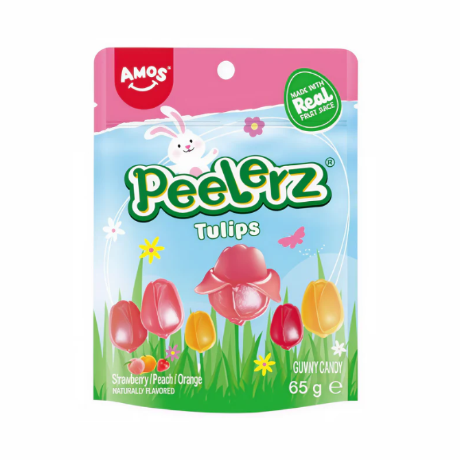 Candy Amos Peelerz Gummy Tulpen Pasen