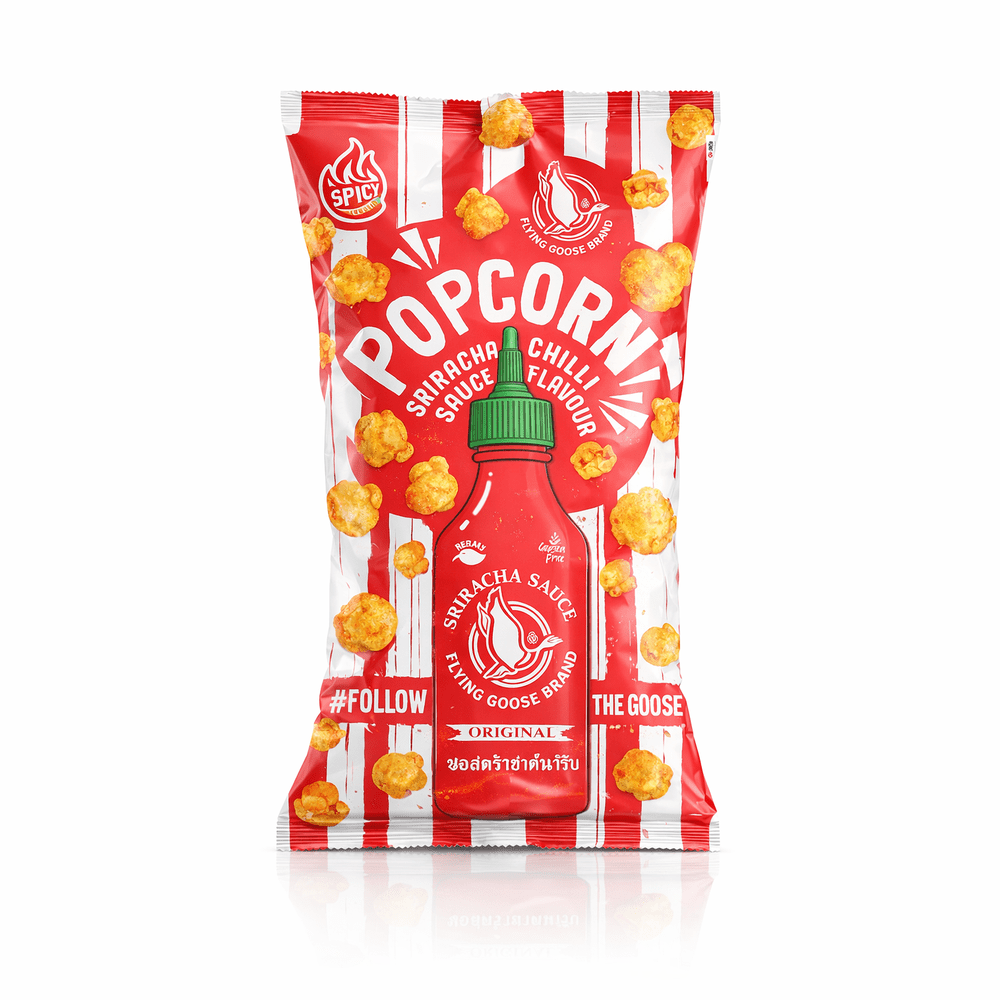 Flying Goose Sriracha Chili Popcorn
