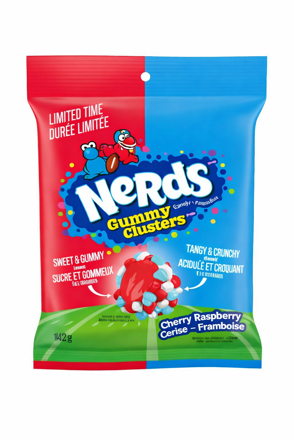 Nerds Gummy Cluster NFL Cherry Raspberry - My American Shop