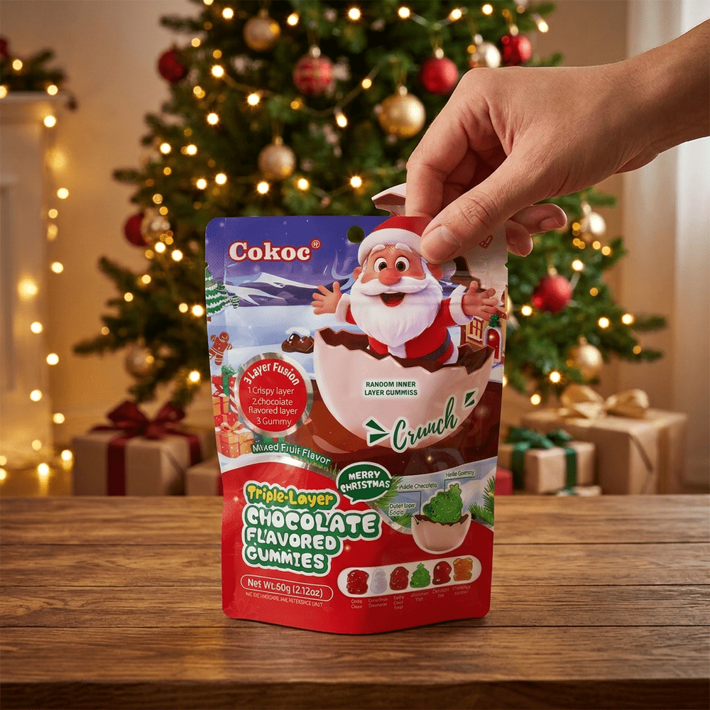 Cokoc Christmas Triple-Layer Gummies