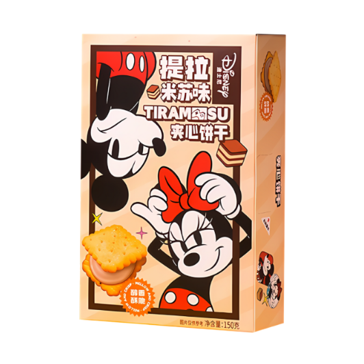 Binqi Disney Tiramisu Sandwich Biscuits - My American Shop