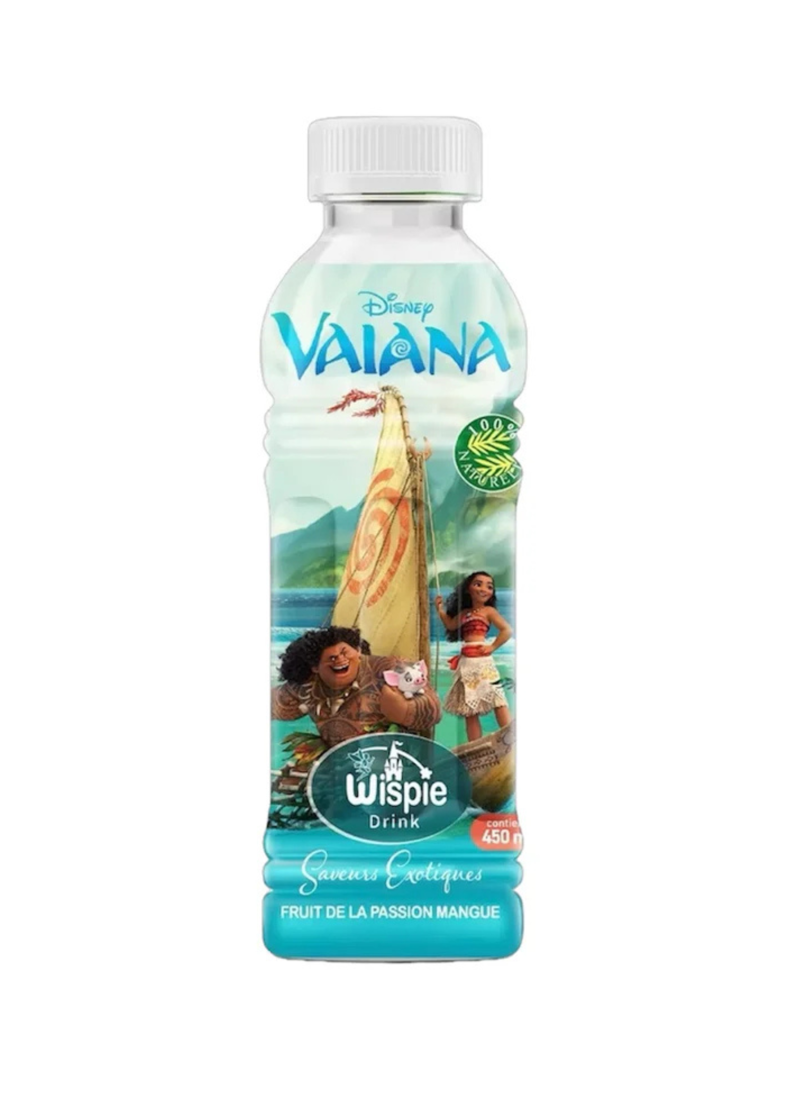 Disney Wispie Drink Vaiana Fruit de la Passion Mangue - My American Shop