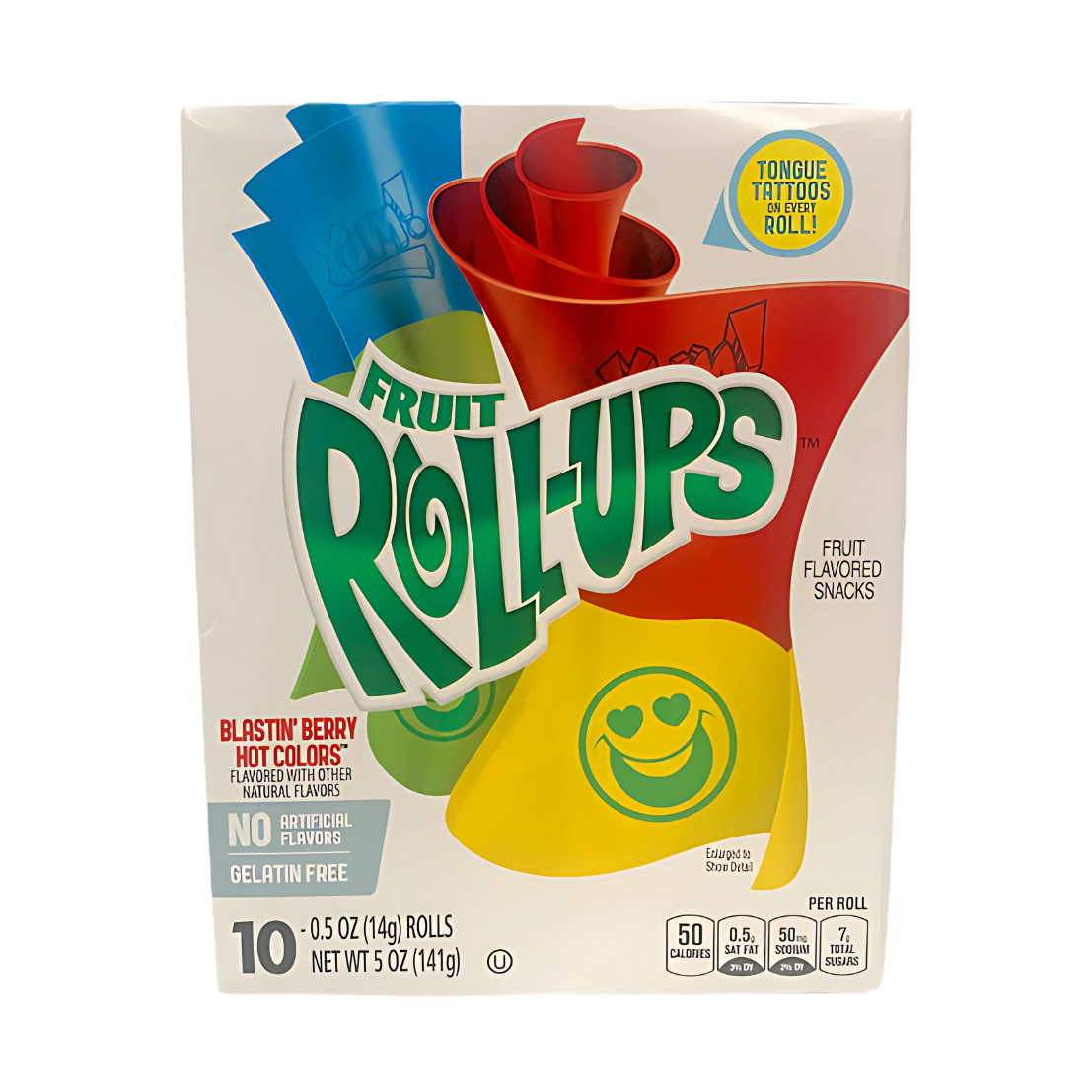 Betty Crocker Fruit Roll-Ups Blastin Berry Hot Colors - My American Shop