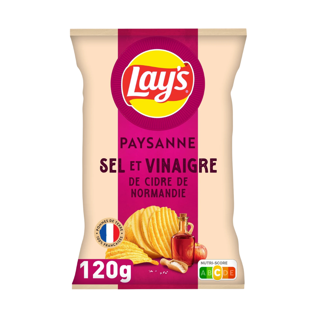 Lay's Paysanne Sea Salt & Normandy Cider Vinegar - My American Shop