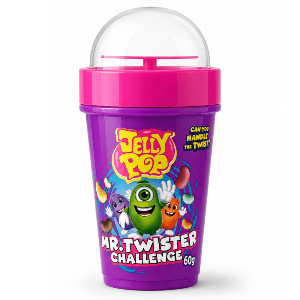 Jelly Pop Mr. Twister Challenge Draaibecher