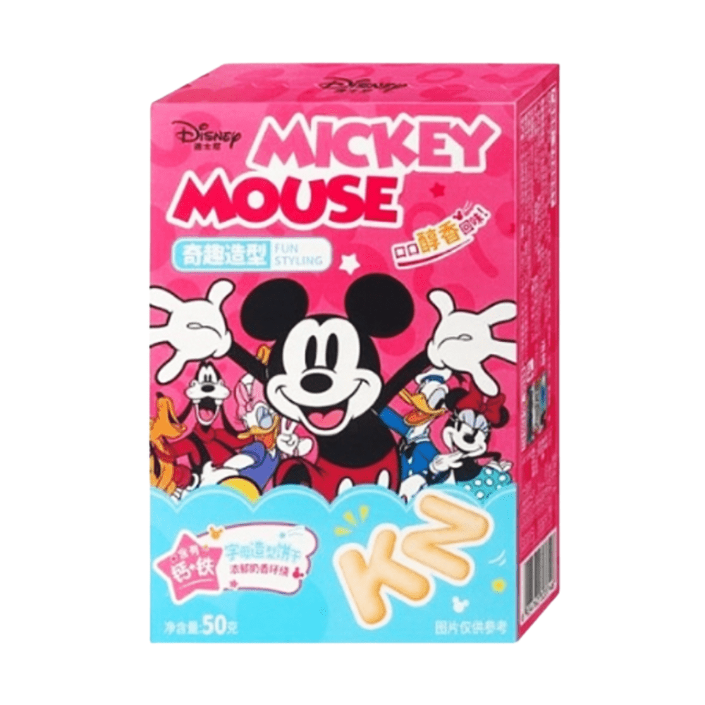 Binqi & Disney Letters-vormige koekjes met melksmaak
