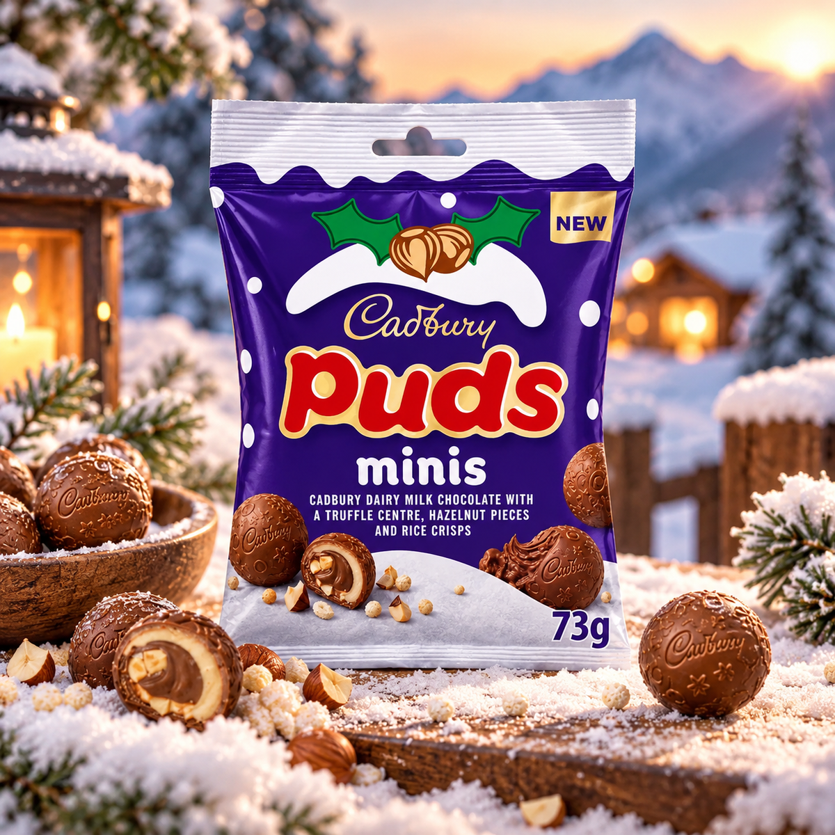 Cadbury Dairy Milk Mini Puds Chocolate Bag