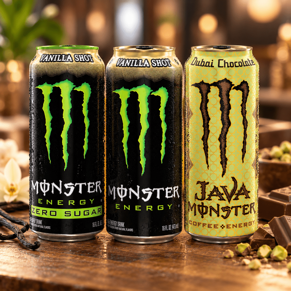 Monster Discovery Bundle – Vanilla Shot & Dubai Chocolate pack 3